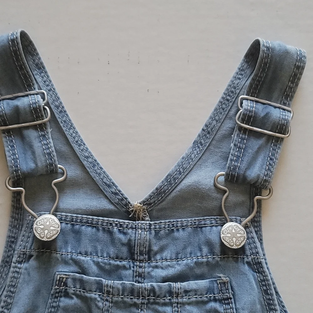 Girls Denim Jumper Western Prairie Dress Oshkosh Bgosh 2T